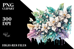 Abstract Jasmine Material PNG Product Image 2