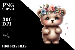 Cute Baby Bear PNG Product Image 2