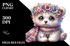Cute Baby Bear PNG Product Image 2