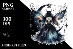 Gothic Fairy on Cloud PNG Product Image 2