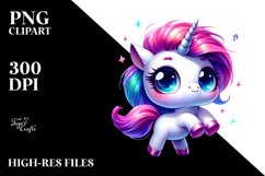 Cute Dancing Unicorn PNG Product Image 2