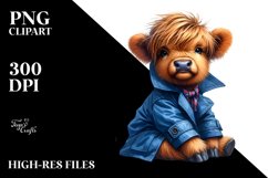 modest baby highlandcow, Transparent PNG Product Image 3