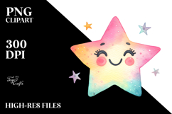 Simple Smiling Star PNG Product Image 2