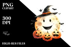 Funny Full Moon PNG Product Image 2