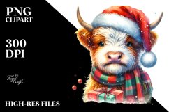 Vibrant Highland Cow PNG Product Image 2