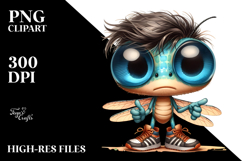 Baby Dragonfly Sports Shoes | Sublimation Clipart Product Image 2
