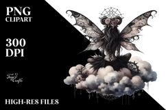 Gothic Fairy Flower PNG Product Image 2