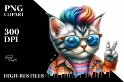 revolted baby cat, High-Resolution PNG Product Image 3