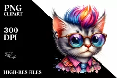 revolted baby cat, High-Quality PNG Product Image 1
