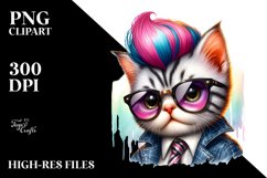 revolted baby cat, High-Quality PNG Product Image 1