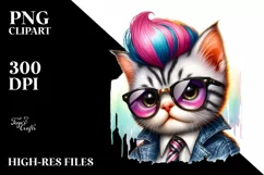 revolted baby cat, High-Quality PNG Product Image 1