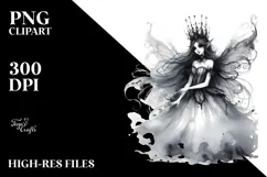 Washed Gothic Fairy, Transparent PNG Product Image 2