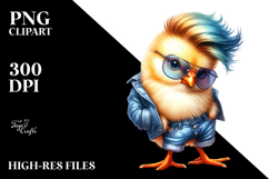 Cute Baby Chicken Dancing PNG Product Image 2
