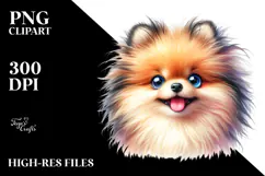 Cute Pomeranian, Transparent PNG Product Image 2