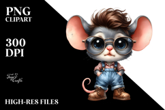 Baby Mouse Sunglasses Confusion Clipart Product Image 2