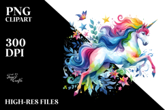 Vibrant Unicorn in Style PNG Product Image 2