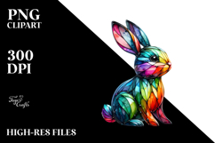 Colorful Bunny Made of PNG Product Image 2