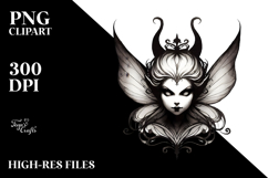 Evil Vintage Fairy PNG Product Image 2