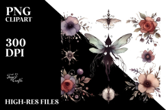 Evil Vintage Fairy PNG Product Image 2