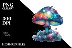 Colorful Watercolor Magical Mushroom Product Image 3