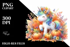 Colorful Pastel Unicorn Swing, PNG Product Image 3