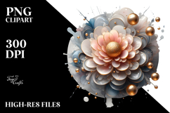 Abstract y Chrysanthemum PNG Product Image 2