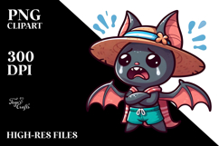 Silly Cartoon Bat, Vector Art PNG Product Image 2