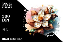 Abstract Wooden Stained Jasmine | Clipart Product Image 1