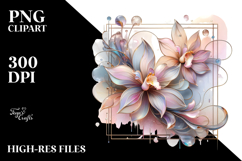 Shiny Orchid Material Splash, PNG Product Image 2