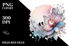 Shiny Orchid Material Splash, PNG Product Image 2