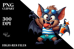 Excited Monster with Tongue Out, PNG Product Image 2