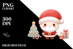 Simple Santa Image PNG Product Image 2