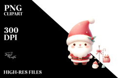 Simple Santa Image PNG Product Image 2