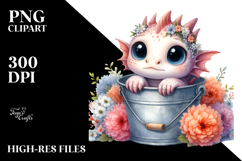 Cute Baby Dragon PNG Product Image 2