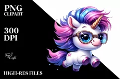 agressive baby unicorn, Transparent PNG Product Image 1