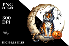 Tiger in Halloween Costume, High-Res PNG Product Image 2