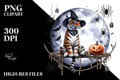 Tiger in Halloween Costume, Premium PNG Product Image 2