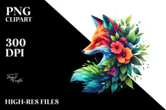 Vibrant Monkey made of Flowers PNG Product Image 2