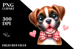 Baby Boxer with Big Eyes PNG Product Image 2