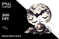Simple Halloween Image with Spider PNG Product Image 2