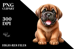 Baby Mastiff PNG Product Image 2
