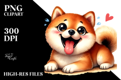 Cute Shiba Inu, PNG Product Image 2