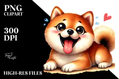 Cute Shiba Inu, PNG Product Image 2