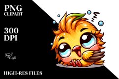 Colorful Baby Oriole Cartoon | Sublimation | Clipart Product Image 3