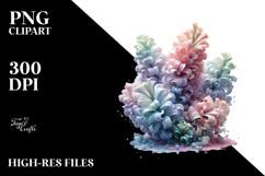Abstract Hyacinth with Metallic Insertions, High-Res PNG Product Image 2
