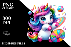 Cute Unicorn, PNG Product Image 2
