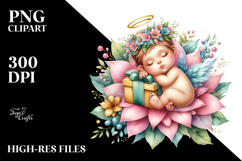 Adorned Baby Gift with Big Eyes PNG Product Image 2