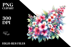 Vibrant Hawaiian Roses PNG Product Image 2