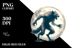 Vintage Haloween Image with Werewolf, 20 oz Tumbler Product Image 2