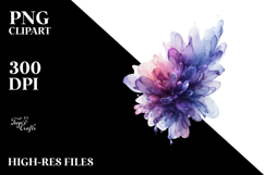Violet Material Watercolor Splash Product Image 2